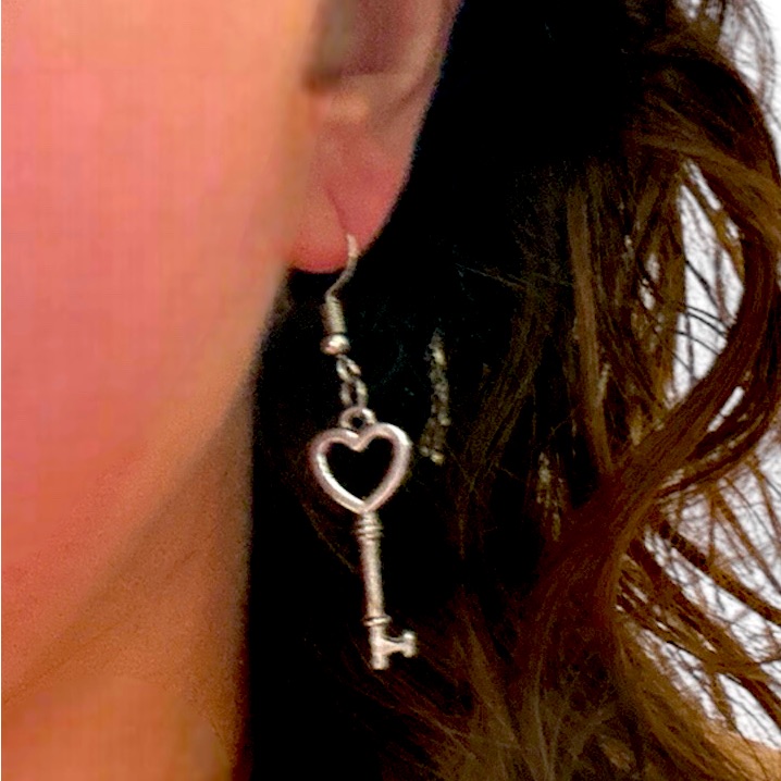 Heart Key Fashion Earrings